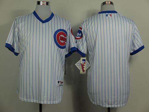 Cubs Blank White 1988 Turn Back The Clock Stitched MLB Jersey - Click Image to Close